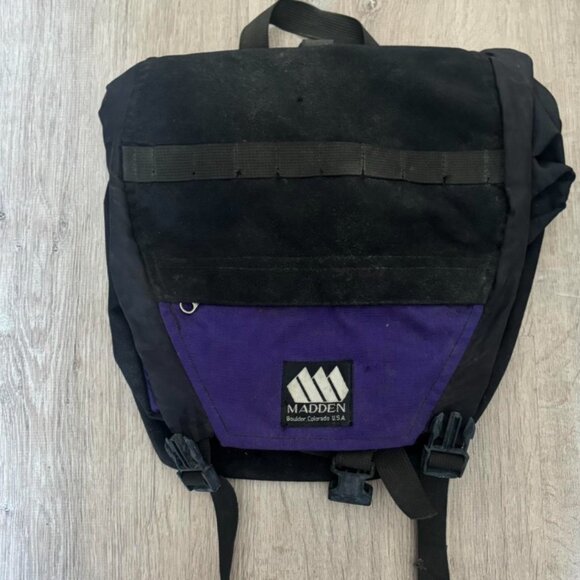 Vtg 80s Madden USA Made Purple Sun Faded Gorpcore Hiking Backpack - $195 - Picture 2 of 4